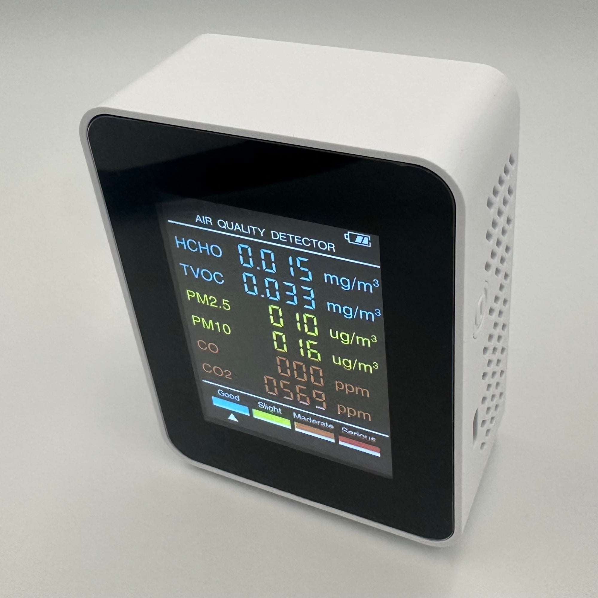 6 in 1 Gas Detector with colour display