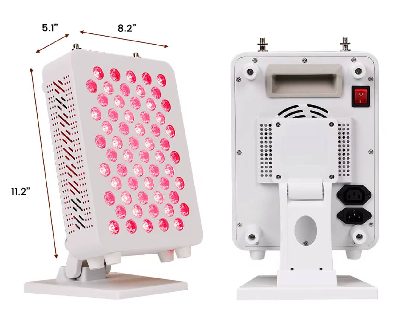 Near Infrared Red Light Therapy Back Side