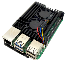 Raspberry Pi5 Aluminium Enclosure Dual Fan