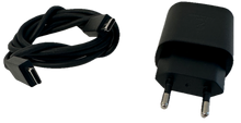 USB C oplader 25 Watt voor aanzicht