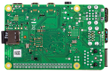 Raspberry Pi 4 Model B, 2GB DDR4 RAM, USB 3.0, PoE Enabled Bottom view