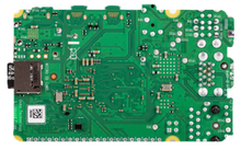 Raspberry Pi 4 Model B, 4GB DDR4 RAM, USB 3.0, PoE Enabled Bottom view