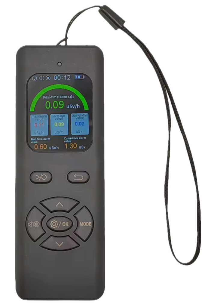 Waterproof Geiger Muller Counter Front View