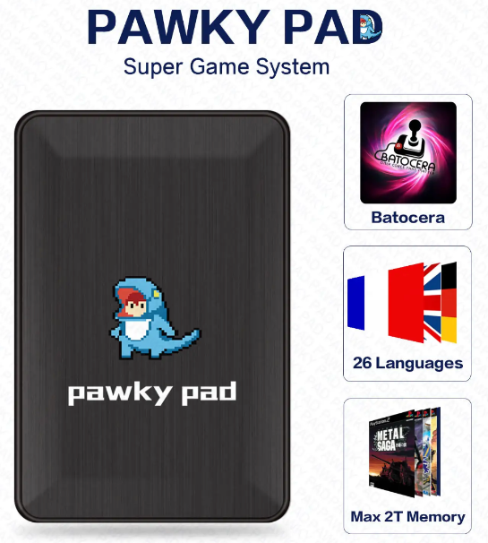 Pawky Pad with 60.000 games from 107 game systems