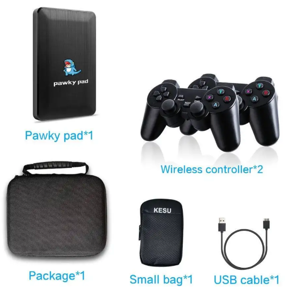 Pawky Pad with 60.000 games from 107 game systems