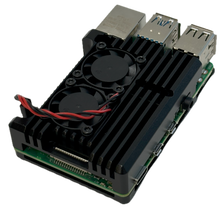 Raspberry Pi 4b Aluminium Behuizing met dubbele ventilator