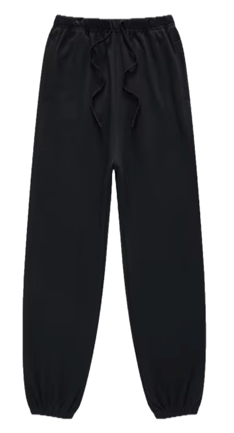 Sweatpants Black Front