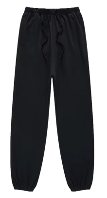 Sweatpants Black Front