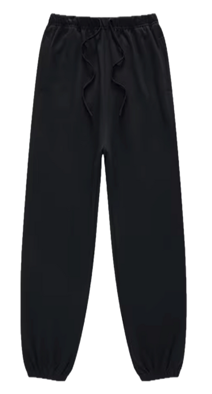 Sweatpants Black Front