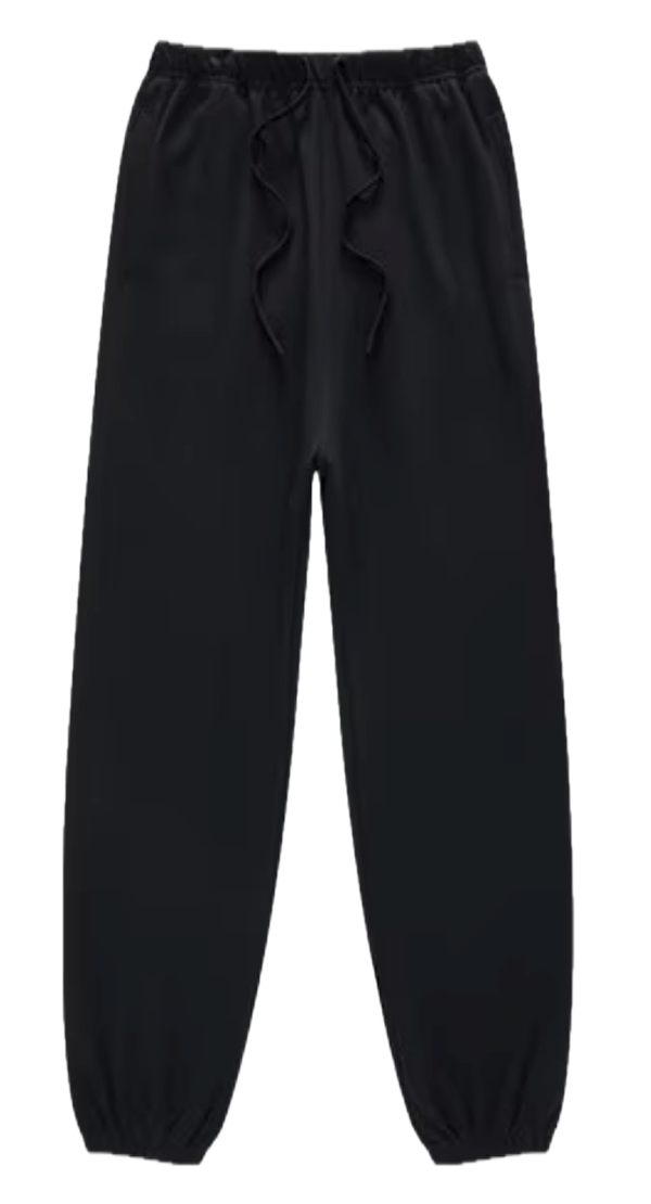 Sweat Pants Black Front View
