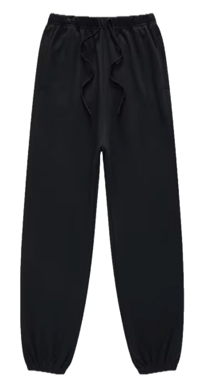 Sweat Pants Black Front View